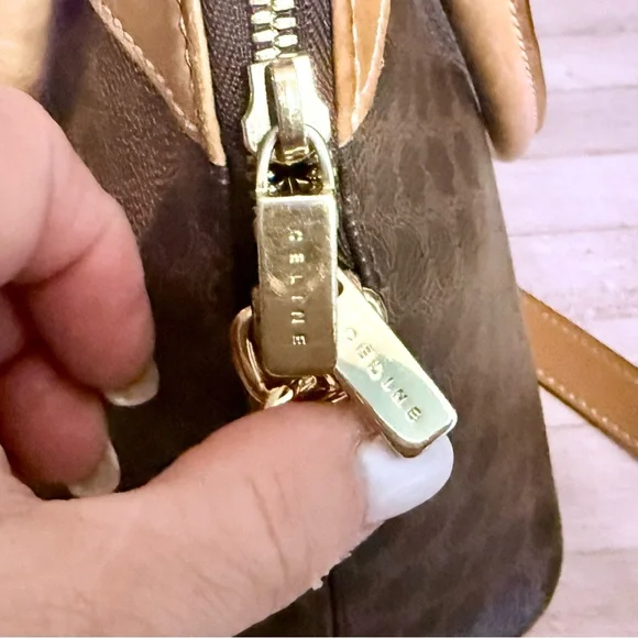 Celine Brown and Tan Handbag - Picture 12 of 15